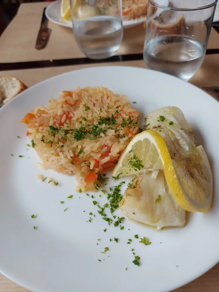 Dos de Cabillaud Riz À la Tomate